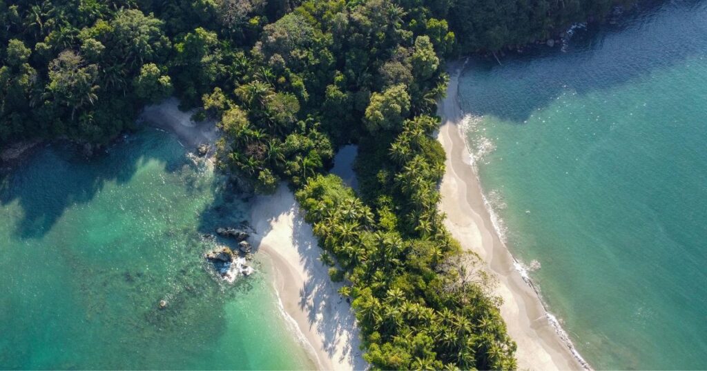 best beaches in costa rica map