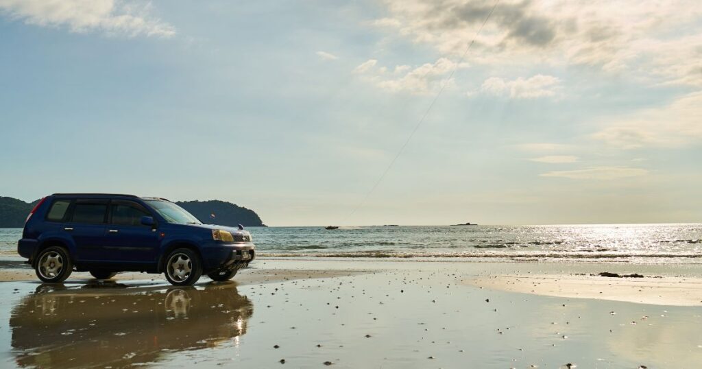 car in playa brasilito